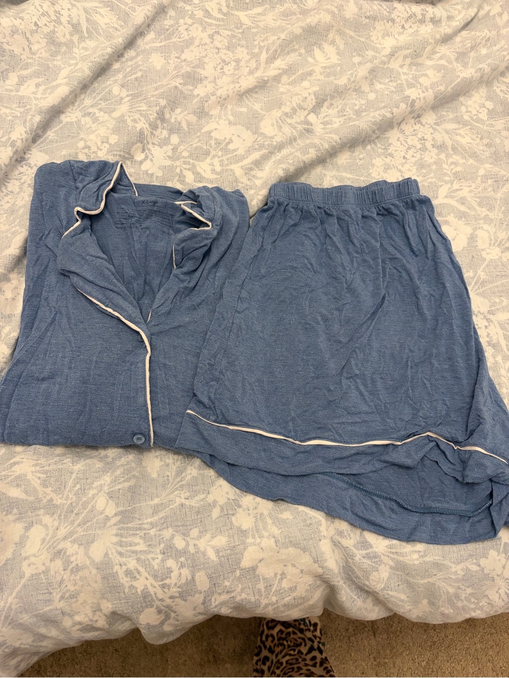 Little Sleepies short sleeve/shorts pajama set